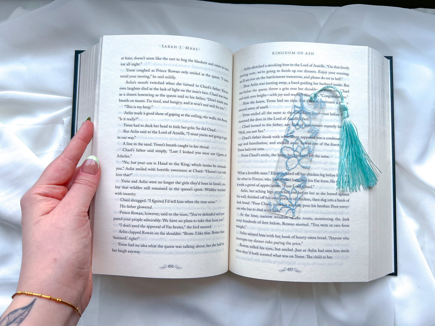 Floral Vinyl Bookmark (Multiple Colors)